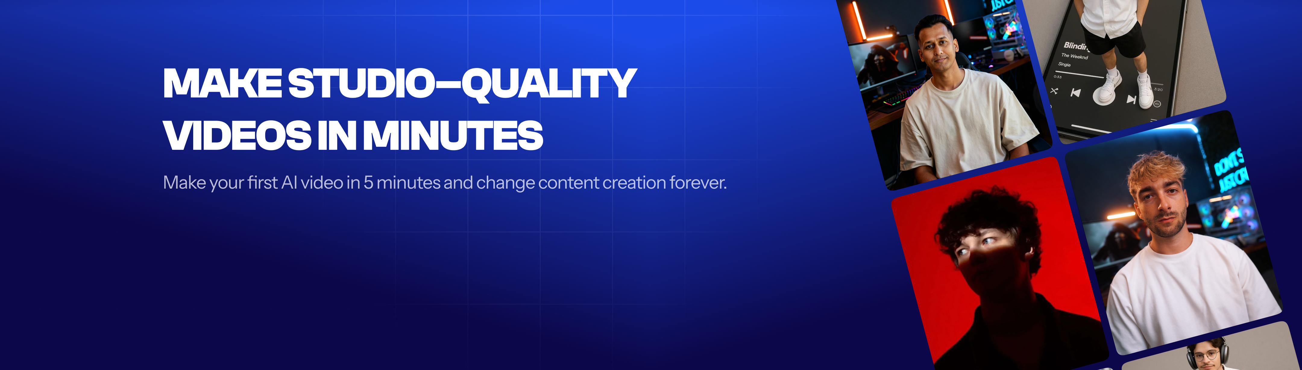 Studio quality video